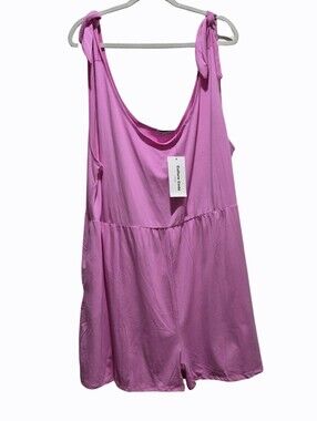 Culture Code Plus Pink Sleeveless Romper – Plus Size 1X & 3X NWT